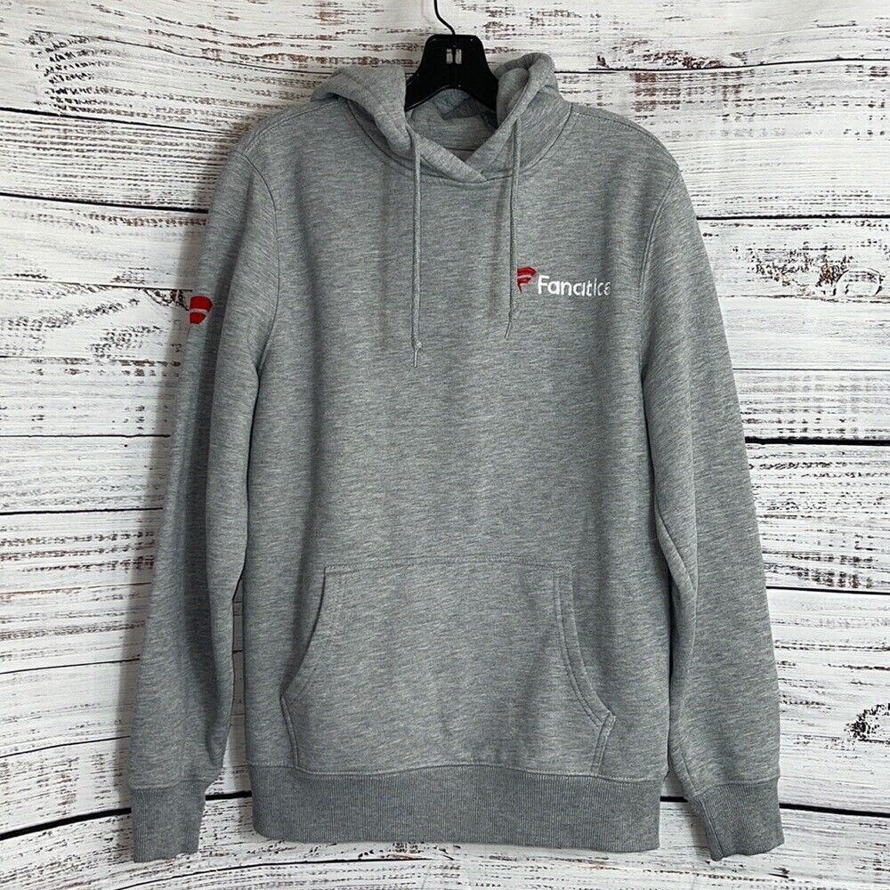 Fanatics Sweatshirt Mens Size Large‎ Hoodie Heather Gray casual cotton Pullover